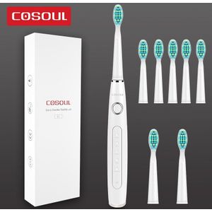 Professionele Sonic Elektrische Tandenborstel Oplaadbare Waterdicht Tandenborstel 11 Heads 5 Modi Beschermen Tanden