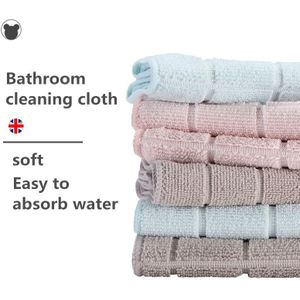 3 Pcs Zachte Doek Microfiber Schoonmaakdoekje Voor Badkamer Sanitair Wastafel Absorptie Servetten Keuken Handdoek Rags Plaid Vaatdoek