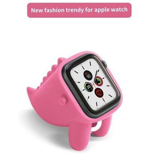 Opladen Stand Voor Apple Watch 3 44Mm 40Mm Cartoon Siliconen Accessoires Apple Watch 4 42Mm 38Mm Voor iwatch Serie 5 4 3 2 1