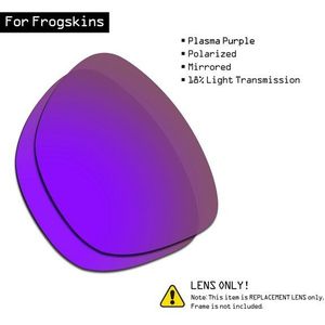 SmartVLT Gepolariseerde Zonnebril Vervanging Lenzen voor Oakley Frogskins-Plasma Paars