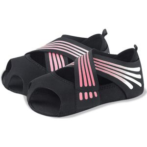 Toeless Antislip Grip Vrouwen Sokken Voor Yoga Barre Pilates Fitness Gym Sport Anti Slip Dames Ballet Dans Sokken