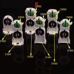 4 stuks T4 T5 T8 G13 Fluorescerende Licht Socket Lamp AC100-250V 50/60Hz Plastic Houder geschikt LED beugel lamp