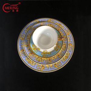 Luxe Bone China Schotel Platen Fijn Porselein Borden Voor Diner Keuken Accessoires Europese Home Decor Bruiloft Schotel