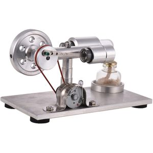 Air Stirling Engine Motor Model Elektriciteit Power Generator Met Led Natuurkunde Educatief Speelgoed Voor Kids Wetenschappelijke