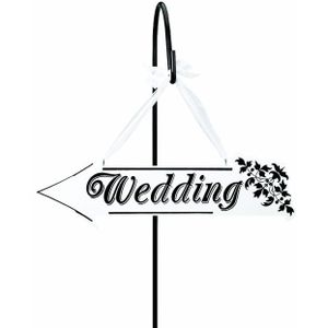 5 stuks/wedding aanmelden houten bruiloft letters en pijl borden aangeeft wedding party bewegwijzering voor klanten