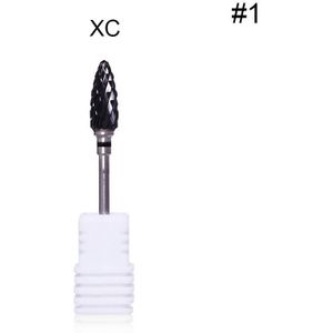Nail Boren Zwarte Keramische Nagelvijl Gel Nagellak Remover Anti-corrosie Vervanging Cutter Nail Remover Gereedschap