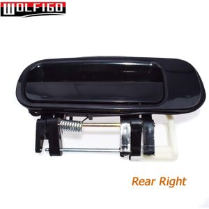 Wolfigo Zwarte Auto Exterieur Buiten Deurgrepen Voor Achter Links Rechts Voor 1992-1996 Toyota Camry 6922033020, 6921033010