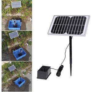 5 W Solar Water Pump Standing Floating Submersible Water Fountain for Pond Pool Aquarium Fountains Spout Garden Patio