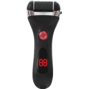 Elektrische Eelt Remover Usb Oplaadbare Voet Scrubber Eelt Remover Voetverzorging Voor Harde Droge Huid (Zwart)