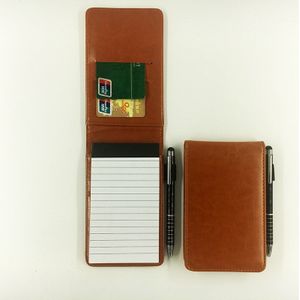 Ruize Multifunctionele Lederen Kleine Notebook Pocket A7 Planner Daily Memo Mini Note Boek Met Pen Business Kantoor Werk Notepad