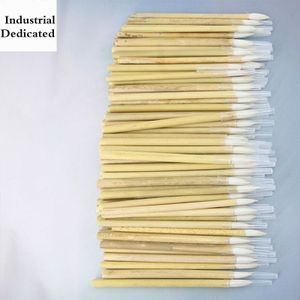 100pcs Industriële olie Verf Gewijd Borstel Pen Bamboe witte wolken Borstel Pen Speciale voor Het Aanbrengen Van Lijm Industriële Gewijd