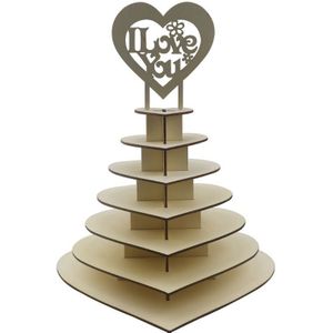Rocher I Love U Hart Piramide Bruiloft Chocolade Dessert Display Stand