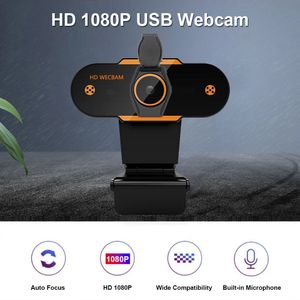 1080P Hd Set Computer Pc Webcam Met Microfoon Online Video Usb 2.0 Web Camera Voor Huishoudelijke Computer Accessoires