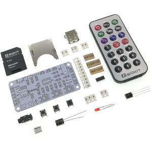 Hoogwaardige MP3 Speler kit TF/sd-kaart U disk MP3/WAV Formaat decoder DIY kit Praktijk lassen Kit