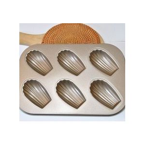 Carbon Staal 6-Hole Madeleine Banaan/Shell Cakevorm Bakvorm Pan Non-stick Voor Maken Franse madeleine Cake