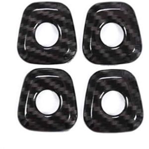 Carbon Fiber Stijl Voor Bmw X1 F48 Abs Plastic Chrome Deurvergrendeling Cover Trim Stickers Voor Bmw x2 F47