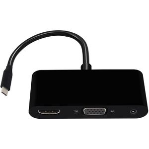 Usbc Type-C Naar Hdmi USB3.0 Opladen Adapter Converter USB-C 3-In-1 Hub Adapter Voor Macbook pro Huawei Mate10 Samsung S8 + Note 8