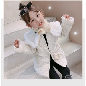 Winter Meisjes Jongens Dikke Warme Parka Baby Kids Kinderen Fleece Jasje Bovenkleding 90-130 Cm In Een Lange jas Katoen Gevoerde Jacke