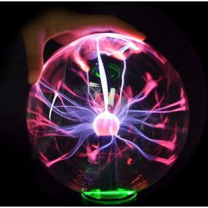 3 4 5 6 8 inch Magic PLASMA BALL Sphere Licht Magic Plasma Vinger Touch Veranderen Kristal Licht Transparante Lamp home Decoratie