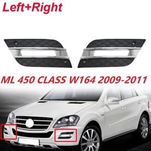 -Links + Rechts Drl Licht Cover Voorbumper Roosters Voor Mercedes-Benz W164 ML450 Ml Klasse