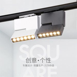 6W 12W LED Spoor Spotlight AC85-265V LED Rail Lampen LED Track Verlichting voor Thuis Studeerkamer Doek Schoenen winkels Winkel Museum
