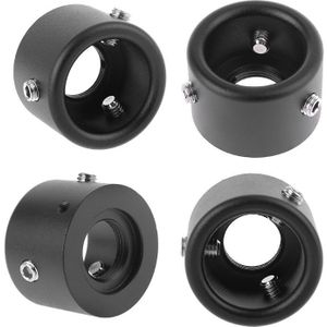 Zwarte Auto Antenne Vergrendeling Mount Anti-Diefstal Apparaat Gesp Ring Lock Beugel Base Dxac