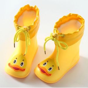 Arloneet Ochildren &#39;S Rubber Laarzen Kids Laarzen Pvc Baby Meisjes Jelly Leuke Strik Regen Schoenen Waterdichte Enkellaarsjes