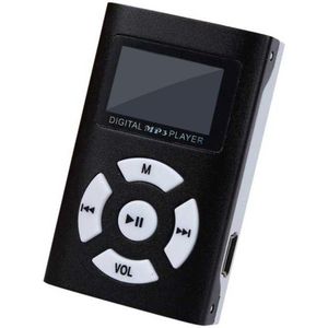 Mini MP3 Player Lcd-scherm Metal Case Muziek Media MP3 Ondersteuning 32 Gb Micro Sd Tf Card Usb Lange Tijd muziekspeler