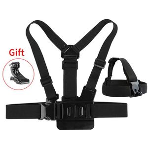 Schieten Verstelbare Borstband Head Strap Set Riem Mount Voor Gopro Hero 9 8 7 Zwart Sjcam Xiaomi Yi 4K Eken Go Pro Hero Accessoire