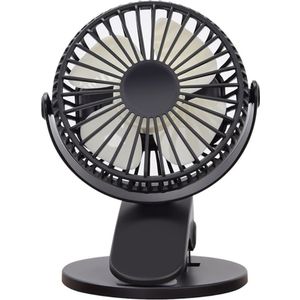 Usb Clip Desktop/Tafel Fan Mini Draagbare Klem 3 Snelheden Bureau Ventilator 360 Graden Roterende Ventilator Met Luchtkoeler fan Home
