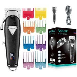 Vgr Tondeuse Set Elektrische Tondeuse Cordless Baard Trimmer Mannen Kapper Haar Snijmachine Voor Mannen Oplaadbare Usb
