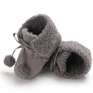 0-18M Baby Meisje Snowboots Winter Warm Booties Baby Peuter Pasgeboren Wieg Schoenen Mode Zoete Baby Meisjes effen Antislip Laarzen