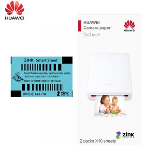 Huawei Pasteable Fotopapier 2*10 Vellen Fotografische Pocket Papier Plakken Fotopapier Voor Huawei Photo Printer