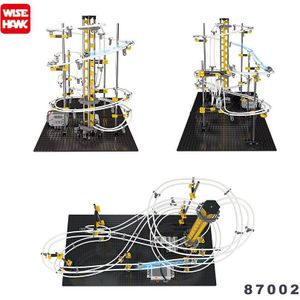 Model Building Kit Grappige Onderdelen Ruimte Rail Roller Coaster Speelgoed Spacerail Niveau 1 2 3 4 Diy Spacewarp Erector set 5500Mm Sport