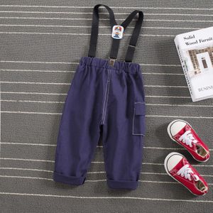 Lente Herfst Katoen Cartoon Patroon Kinderen Jongens Meisjes Mode Hemdje Overalls Broek 0-4 Jaar Kid Algehele Lange broek