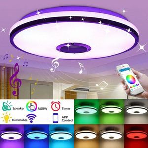 Smart Bluetooth Muziek Led Plafond Verlichting Thuis Kleurrijke Verlichting App Bluetooth Muziek Licht Slaapkamer Lampen Smart Plafondlamp