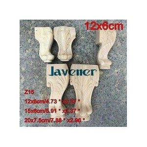 Z15-12X6 Cm Hout Gesneden Onlay Applique Carpenter Decal Houtbewerking Timmerman Been