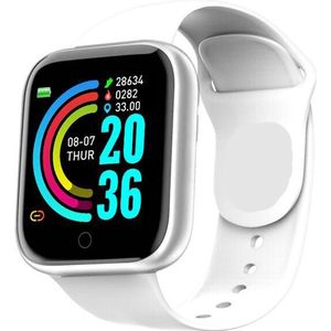 Mode Bloeddruk Hartslag Smart Polsband IP68 Waterdichte Fitness Tracker Sport Smartwatch Voor Mannen Vrouwen Y68 Smart Horloge