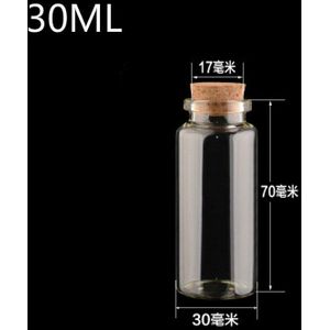 Magic Season Decoratieve glazen flessen met kurkstoppers (17 fl oz Magic Season Decoratieve glazen flessen met kurkstoppers (17 fl oz