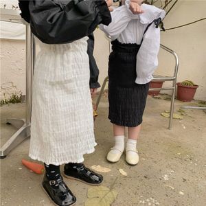 Kinderen Shirt Kinderkleding Herfst Rok Meisjes Kinderen Hip Rok Koreaanse Stijl Stretch Jarretel Rokje