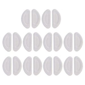 10 Pairs Adhesive Eye Glazen Neus Pads D Vorm Stok Op Anti-Slip Zachte Siliconen Lijm Neus Pads Bril neus Pad Kit