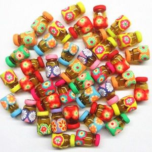 50 Stks/partij 0.5 Ml Glazen Fles Essentiële Olie Kleine Polymeer Klei Hanger Wishing Flessen Glazen Flesjes Met Natuurlijke Hout Kurk