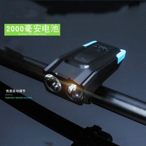 Zaoxi Touch Type 4000Mah Inductie Fiets Front Light Set Usb Oplaadbare Smart Koplamp Led Fiets Lampcycling Zaklamp L203