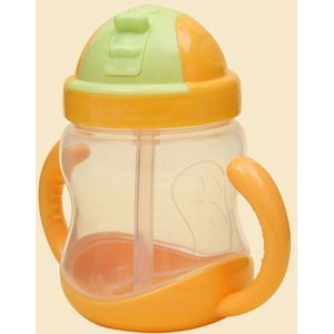 Kinderen Waterfles Sippy Stro Kinderen Babyvoeding Training Cup Met Handvat YH-17