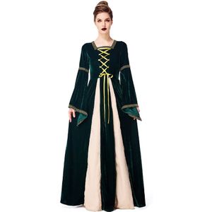 Umorden Fantasia Volwassen Vrouwen Renaissance Middeleeuwse Jurk Gown Gothic Prinses Koningin Halloween Purim Party Kostuums Plus Size