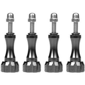 Schieten 4 Stuks Cnc Aluminium Duim Schroef Voor Gopro Hero 9 8 7 6 5 Zwart Sjcam Xiaomi Yi 4K H9 Action Camera Go Pro Accessoires