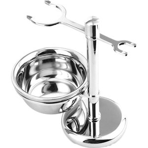 Man Salon Home Zinc Alloy Safety Universal Bathroom Shaving Brush Hotel Stable Soap Bowl Razor Stand Set Free Standing