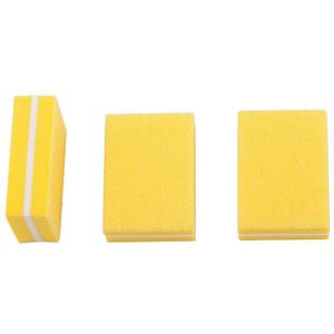 20 Stks/partij Mini Spons Schuurblok Nagelvijl 100/180 Schuurpapier Mix Kleur Professionele Nail Art Manicure Care Tools