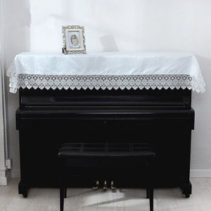 Trots Rose 90*180Cm Kant Piano Deksel Borduurwerk Piano Handdoek Tafelkleed Koreaanse Stijl Huishoudelijke Stofkap