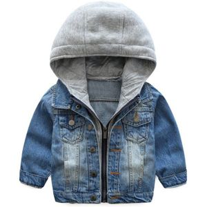 Croal Cherie Lente Herfst Jas Jongens Meisjes Kids Bovenkleding Leuke Auto Windjack Denim Jeans Jassen Baby Kinderen Kleding